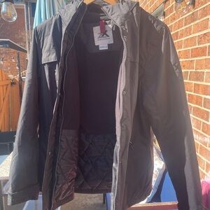 ZeroXposur Men's Large Black Windbreaker Jacket *NEW*